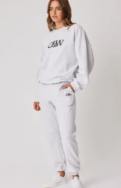 Cartel & Willow Tops|Jumpers|Cartel & Willow Nina Sweater - Grey Marle