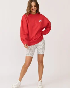 Cartel & Willow Tops|Jumpers|Cartel & Willow Nina Sweater - Cherry