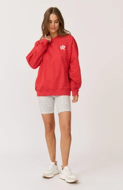 Cartel & Willow Tops|Jumpers|Cartel & Willow Nina Sweater - Cherry
