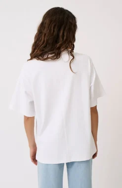 Cartel & Willow Tops|Cartel & Willow Sadie Tee - White Azure