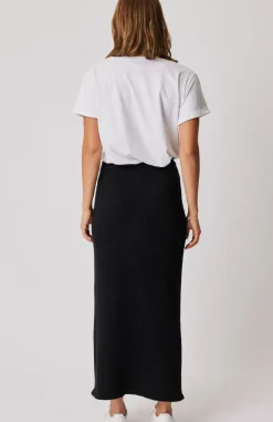 Cartel & Willow Knitwear|Cartel & Willow Sammie Knit Skirt - Black