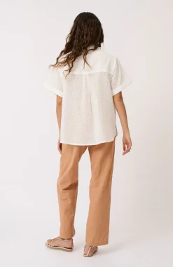 Cartel & Willow Tops|Cartel & Willow Tully Shirt - White Broderie
