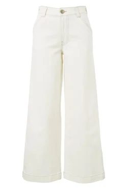 Ceres Life Jeans|Classic Wide Leg Jean - Fresh Ecru