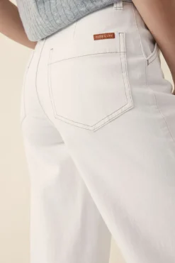 Ceres Life Jeans|Classic Wide Leg Jean - Fresh Ecru