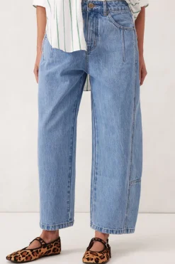 Ceres Life Jeans|Darted Barrel Jean - Vintage Blue