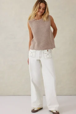 Ceres Life Toggle Menu|Tops|Mesh Knit Tank - String