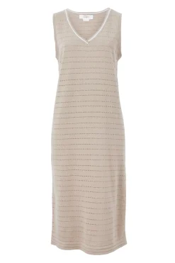 Ceres Life Knitwear|Dresses|Pointelle Sleeveless Knit Dress - String