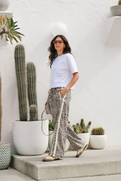 Ceres Life Toggle Menu|Pants|Relaxed Drawstring Pant - Leopard