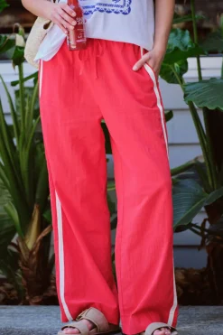 Ceres Life Pants|Relaxed Drawstring Pant - Heritage Red