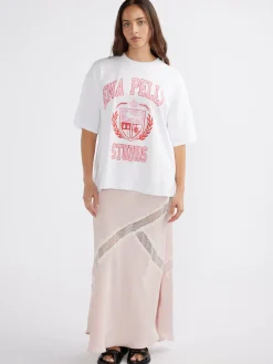 Ena Pelly Tops|DIY Studios Tee - White