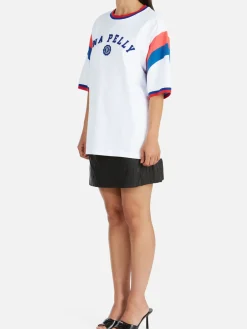 Ena Pelly Tops|Fathom Oversized Tee - Bright White