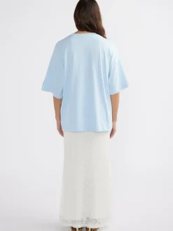 Ena Pelly Tops|Heritage Studios Tee - Capri Wash