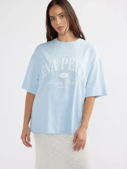 Ena Pelly Tops|Heritage Studios Tee - Capri Wash