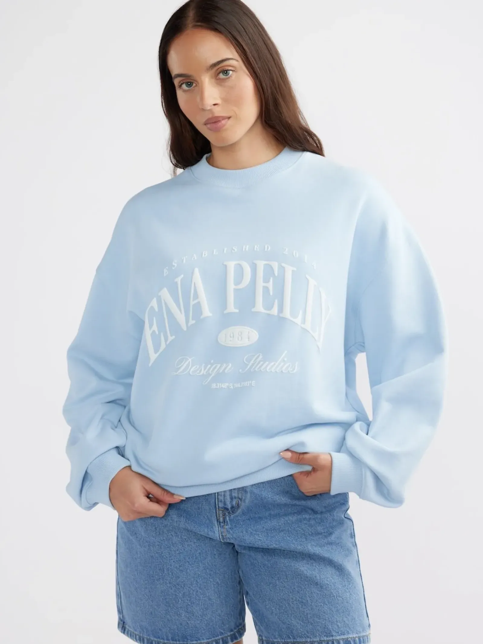 Ena Pelly Jumpers|Heritage Studios Sweatshirt  - Washed Capri
