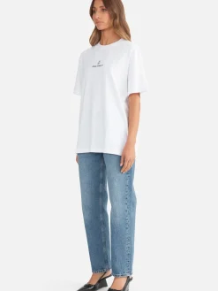 Ena Pelly Tops|Lexi Monogram Tee White