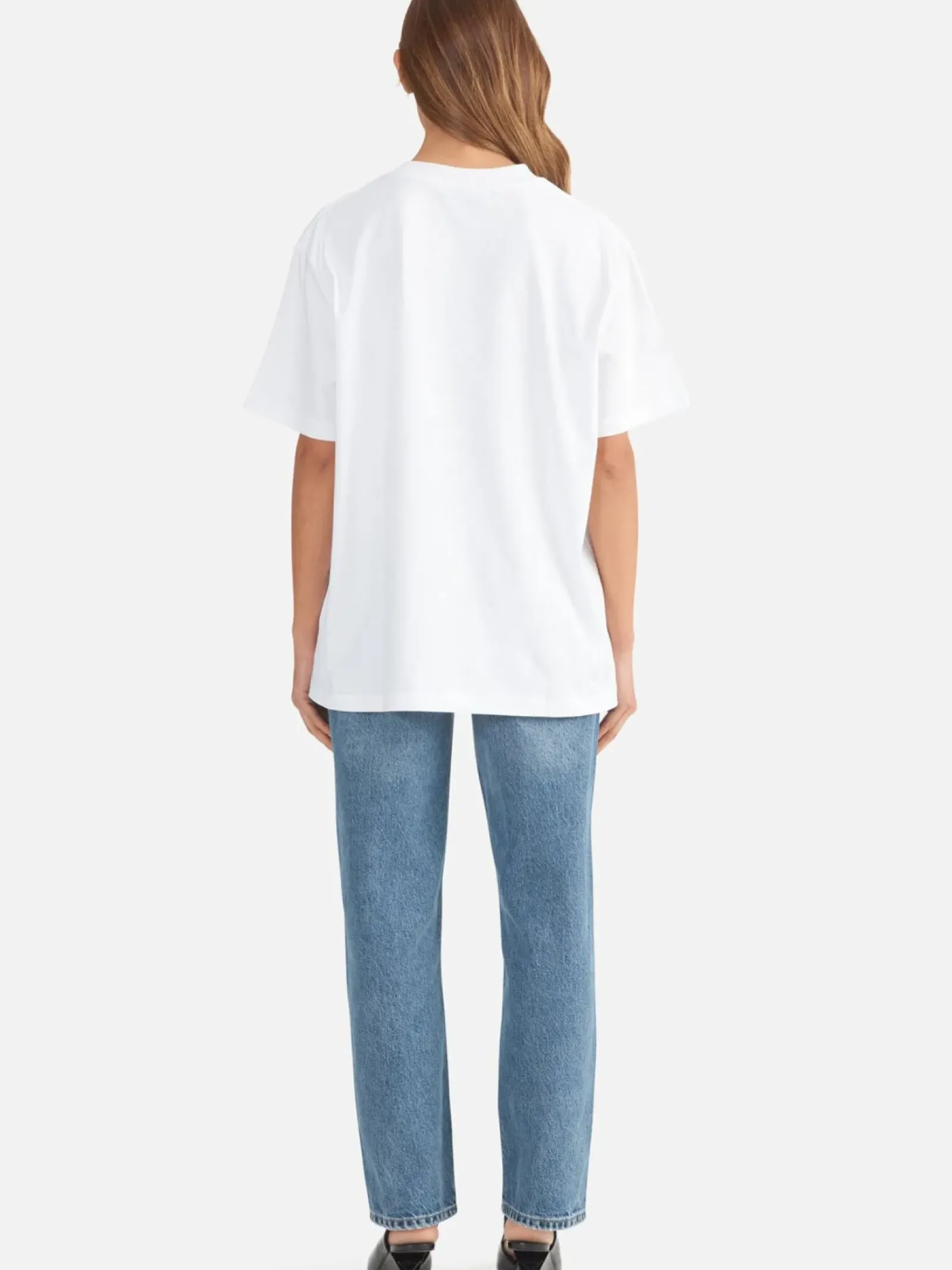 Ena Pelly Tops|Lexi Monogram Tee White