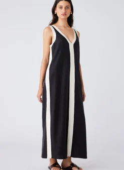 Esmaee Dresses|Monochrome Dress - Black/Cream