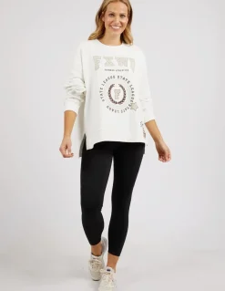 Foxwood Tops|Get There Crew - Vintage White
