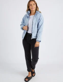 Foxwood Jackets & Coats|Rosalee Jacket - Mid Vintage Blue