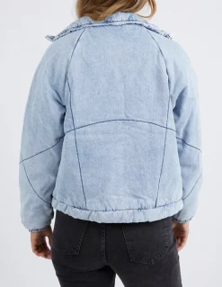Foxwood Jackets & Coats|Rosalee Jacket - Mid Vintage Blue
