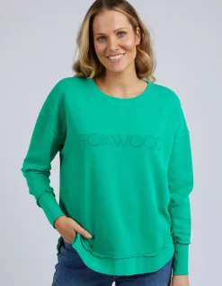 Foxwood Jumpers|Simplified Crew - Bright Green