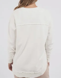 Foxwood Jumpers|Simplified Tonal Crew - Sage
