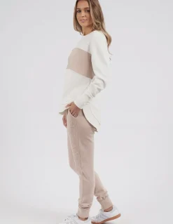 Foxwood Jumpers|Simplified Tonal Crew - Sage