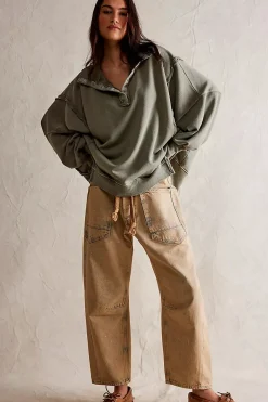 Free People Tops|Camden Henley - Laurel Oak