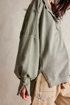 Free People Tops|Camden Henley - Laurel Oak