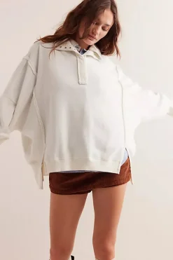 Free People Tops|Camden Henley - Optic White