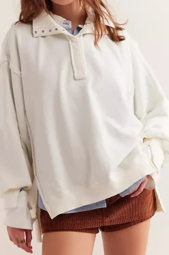 Free People Tops|Camden Henley - Optic White