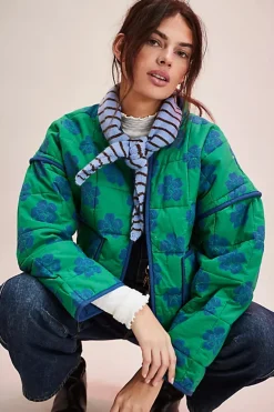 Free People Jackets & Coats|Chloe Jacket - Grass Combo