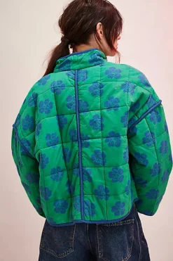 Free People Jackets & Coats|Chloe Jacket - Grass Combo