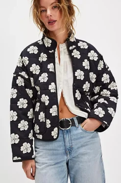 Free People Jackets & Coats|Chloe Jacket - Night Blooms