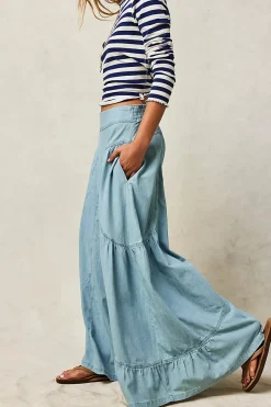 Free People Pants|Jeans|Dawn on Me Wide Leg Jeans - Moonlit