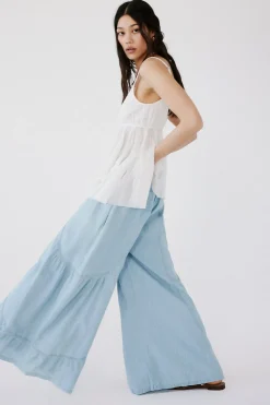 Free People Pants|Jeans|Dawn on Me Wide Leg Jeans - Moonlit
