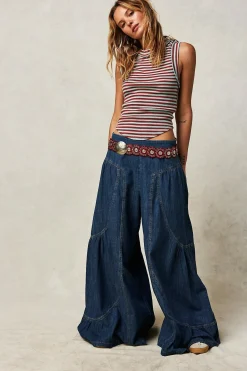 Free People Pants|Jeans|Dawn on Me Wide Leg Jeans - London Blue