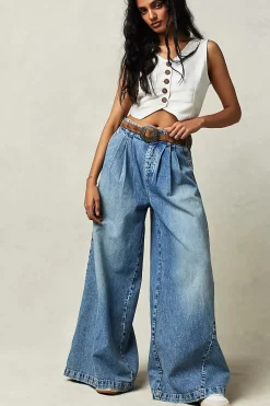 Free People Jeans|Equinox Denim Trouser - Open Sky
