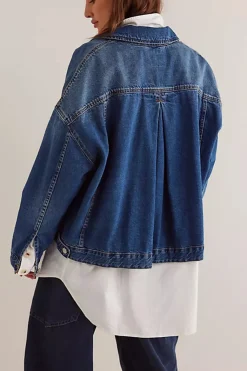 Free People Jackets & Coats|Opal Swing Denim Jacket - Got The Blues