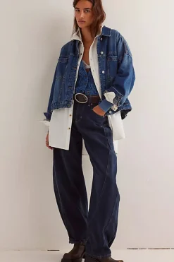 Free People Jackets & Coats|Opal Swing Denim Jacket - Got The Blues
