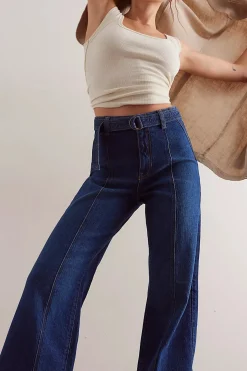 Free People Jeans|Ryla A Line Jean - Dreamscape Blue
