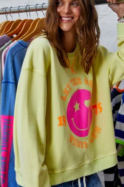 Hammill & Co Jumpers|Hammill & Co Happy Sweat - Lemon
