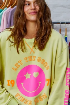 Hammill & Co Jumpers|Hammill & Co Happy Sweat - Lemon