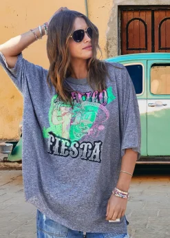 Hammill & Co Tops|Hammill & Co Vintage Fiesta Tee - Grey