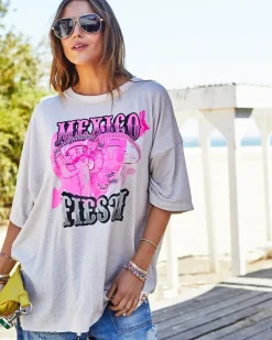 Hammill & Co Tops|Hammill & Co Vintage Fiesta Tee - Natural