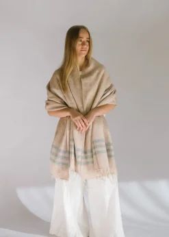 Hobo & Hatch Ponchos & Scarves|Hobo & Hatch Aztec Poncho- Vanilla