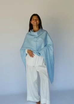 Hobo & Hatch Ponchos & Scarves|Hobo & Hatch Poncho- Sky