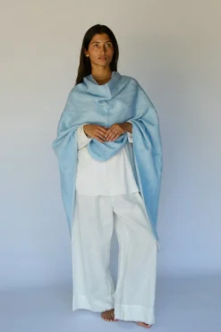 Hobo & Hatch Ponchos & Scarves|Hobo & Hatch Poncho- Sky