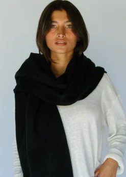 Hobo & Hatch Ponchos & Scarves|Hobo & Hatch Scarf- Black