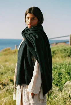 Hobo & Hatch Ponchos & Scarves|Hobo & Hatch Scarf- Black
